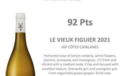 JAMES SUCKLING 2022 LE VIEUX FIGUIER 2021 92pts